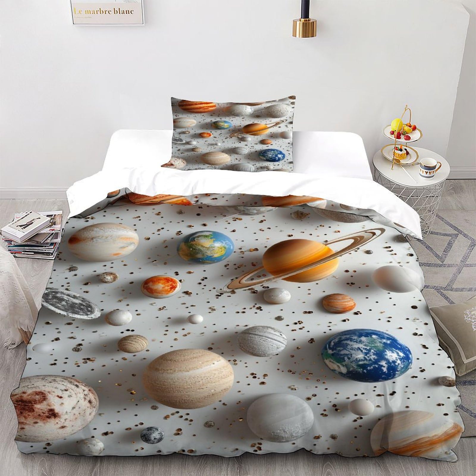 Parure de lit chat noir 135x200 anti-plis avec fermeture éclair pour en finir avec la couette qui glisse