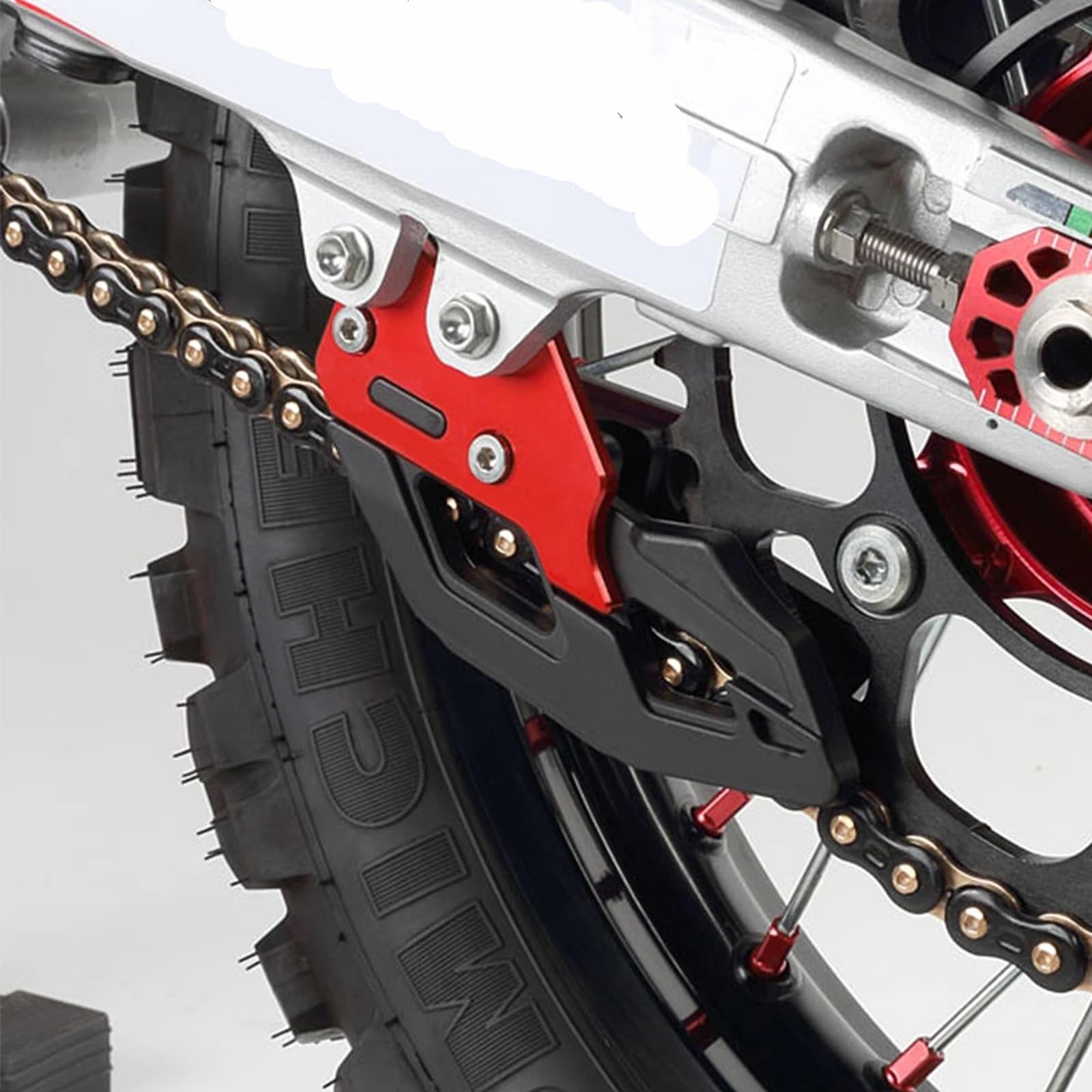 Tendicatena Moto Compatibile Con CRF250RX 2019-2022 Per CRF450RX 2017-2022 Moto Catena Guida Protezione Protezione Tendicatena Guida Tenditore