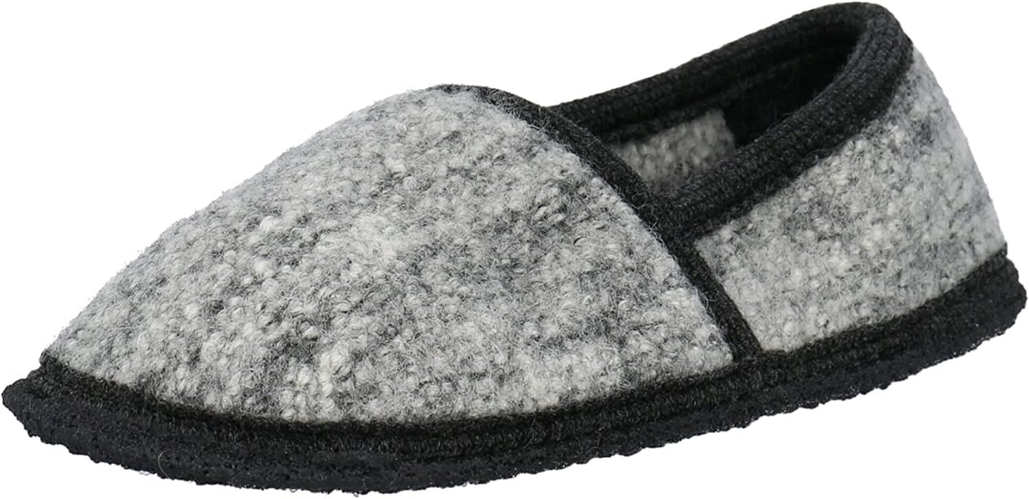 Beck Unisex Hausschuhe Low-Top Slippers, Grau, 10 US Women
