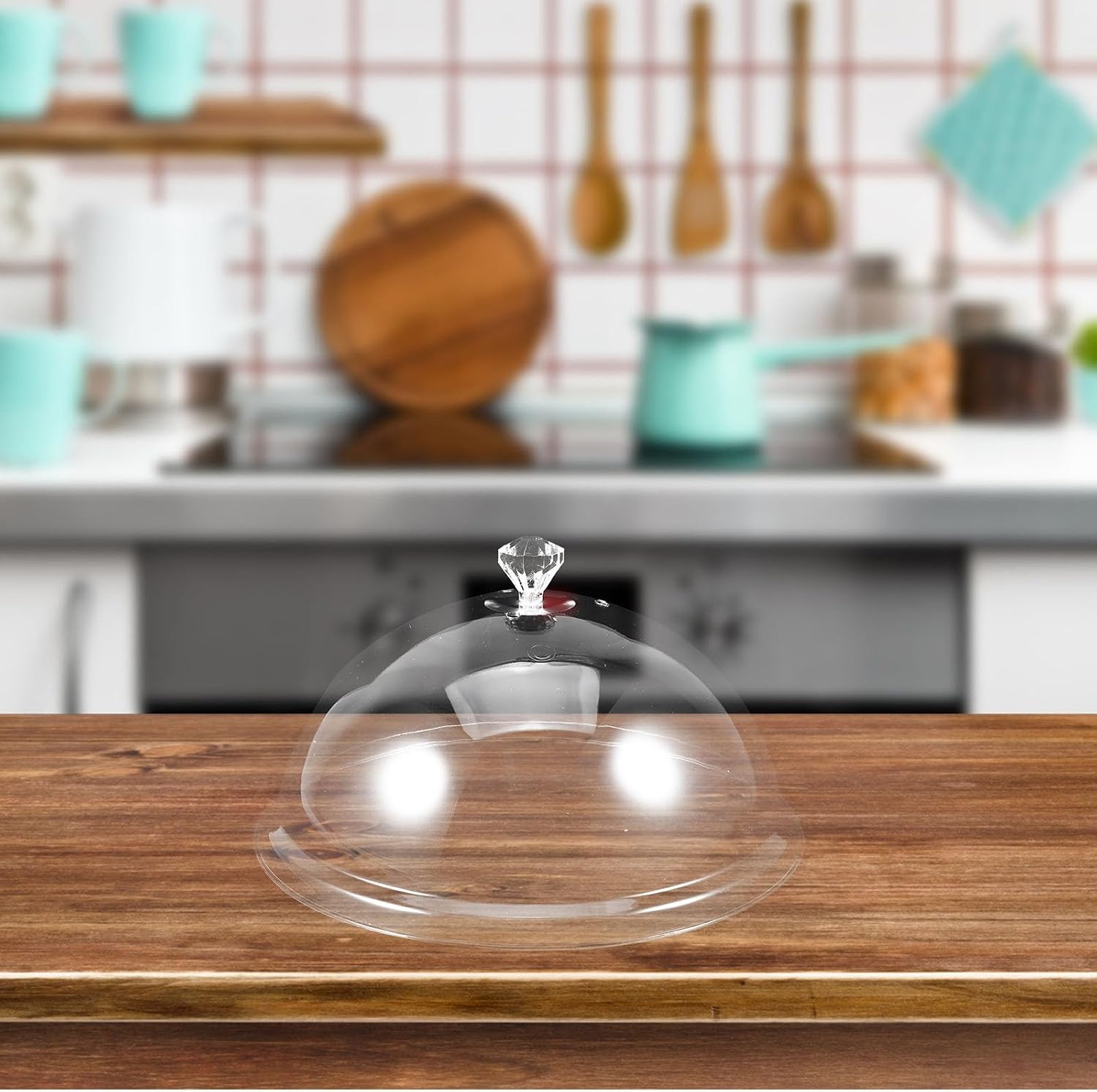 Blender Soundproof Shield 12 Inch Acrylic Dome Cover | Smoothie Blenders and Soy Milk Makers, Noise Reduction and Dust Proof Design, Easy Maintenance for Home Decor and Morning