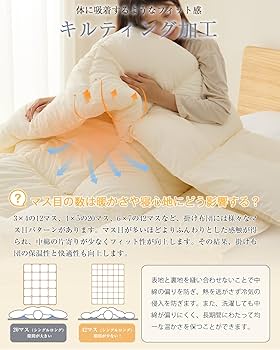 Amazon｜Softime 掛け布団 人工羽毛布団 シングル ダックダウン90%相当
