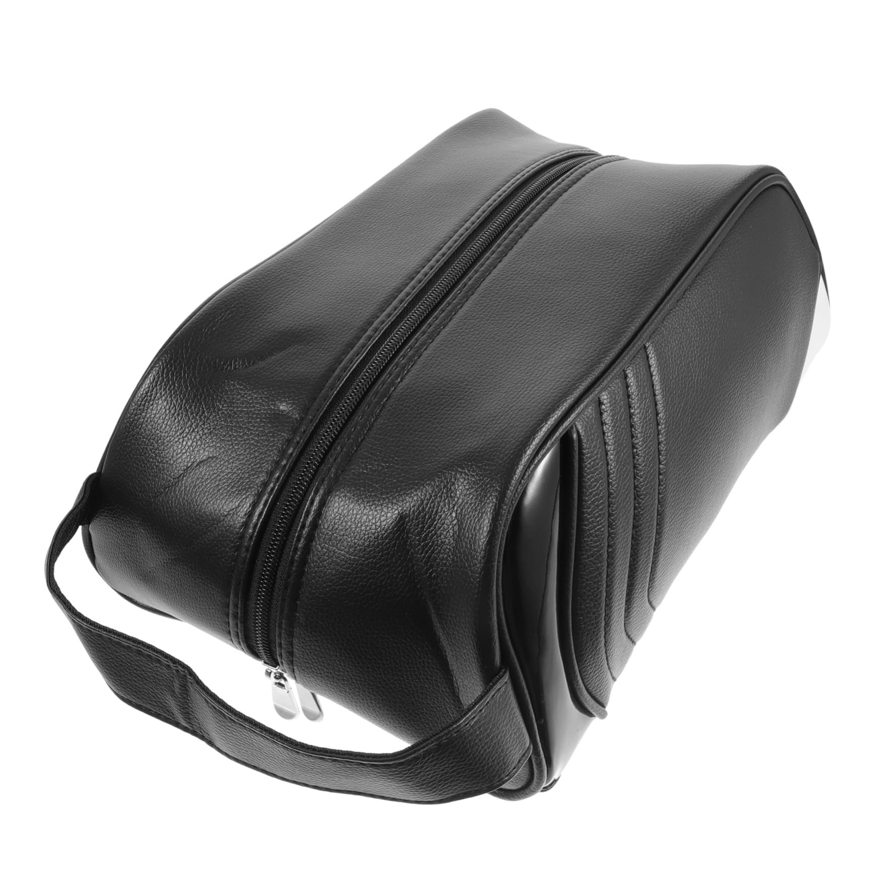 Borsa Riutilizzabile e Scarpe da Pieghevole per Golf Cuoio Nero Conservazione Uso All'aperto