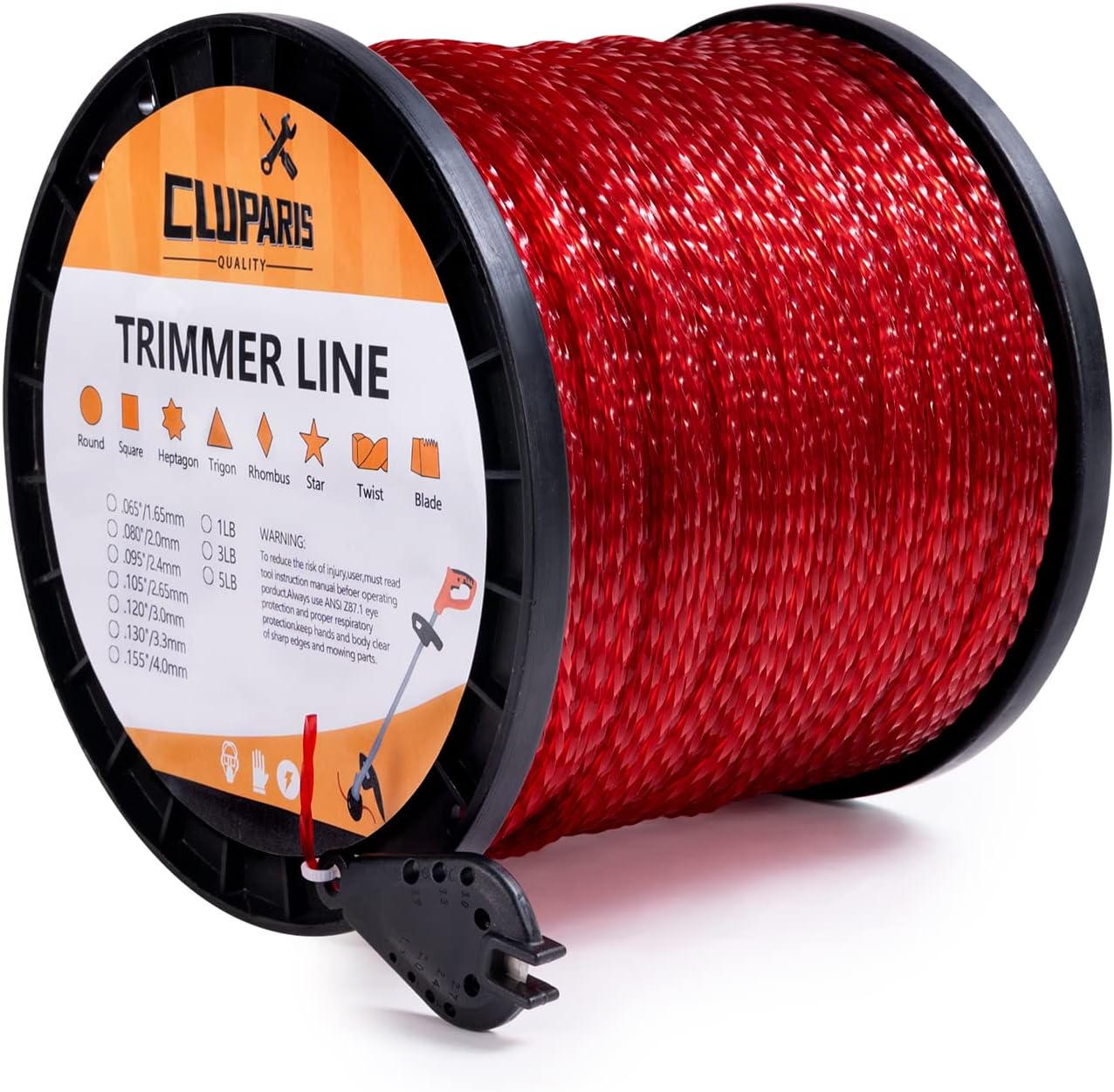 Amazon.com : Cluparis 3-Pound String Trimmer Line .095-inch, Spiral ...