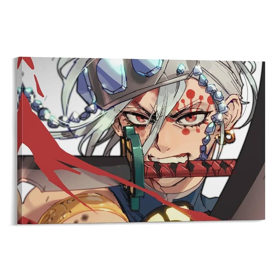 鬼滅の刃 宇髄天元 額装品 アートパネル 鬼滅の刃 宇髄天元 額装品 アートパネル