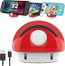 HEIYING Station d'accueil pour Nintendo Switch 2/Lite/OLED, Support d'accueil Portative avec Port de Type C pour Charger la Console