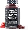Maca Root Gummies - High Strength Alternative to Maca Powder & Maca Capsules - 2000mg - Made from 100% Peruvian Maca Root Powder with L-Arginine, Vitamin B12 & B6-60 Count - Novomins