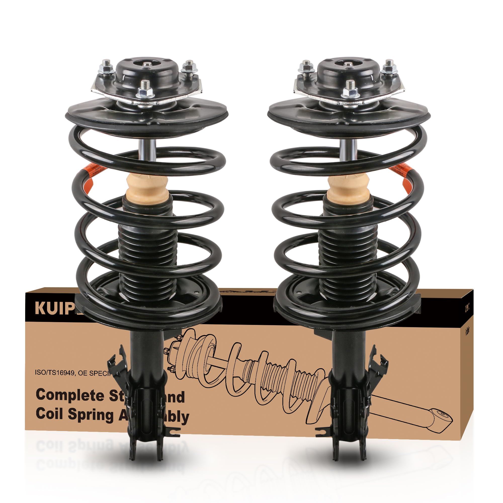 Front Complete Struts shocks Assembly w/Coil Spring 271427 271426 Compatible for Nissan Altima 2.5L 2002 2003 2004 2005 2006 Shock Absorbers Replacement 2PCS