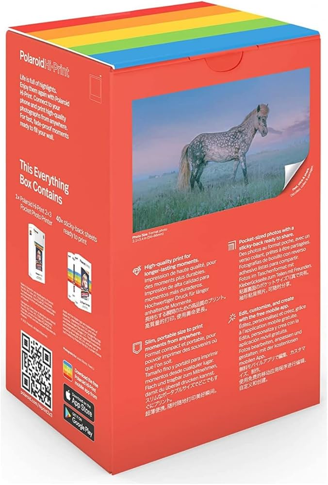 Amazon.com: Polaroid Hi-Print - Bluetooth Pocket Photo Printer +