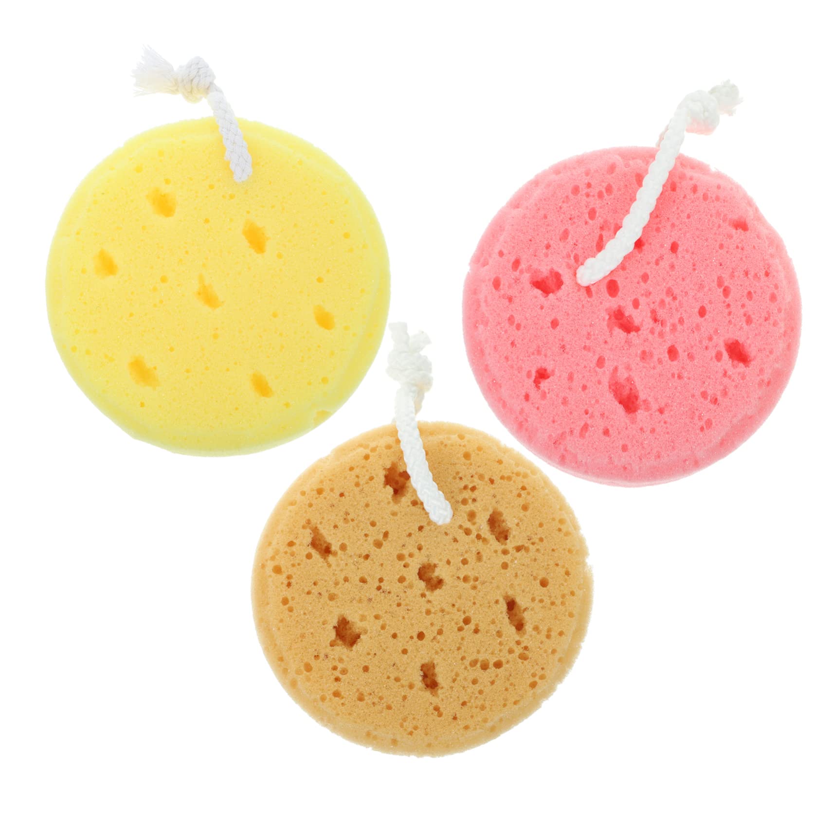Healvian 12piezas Esponjas De Baño Para Niño Niña Esponja Exfoliante De Diseño De Panal y Ligera Para Baños De Bebés y Adultos