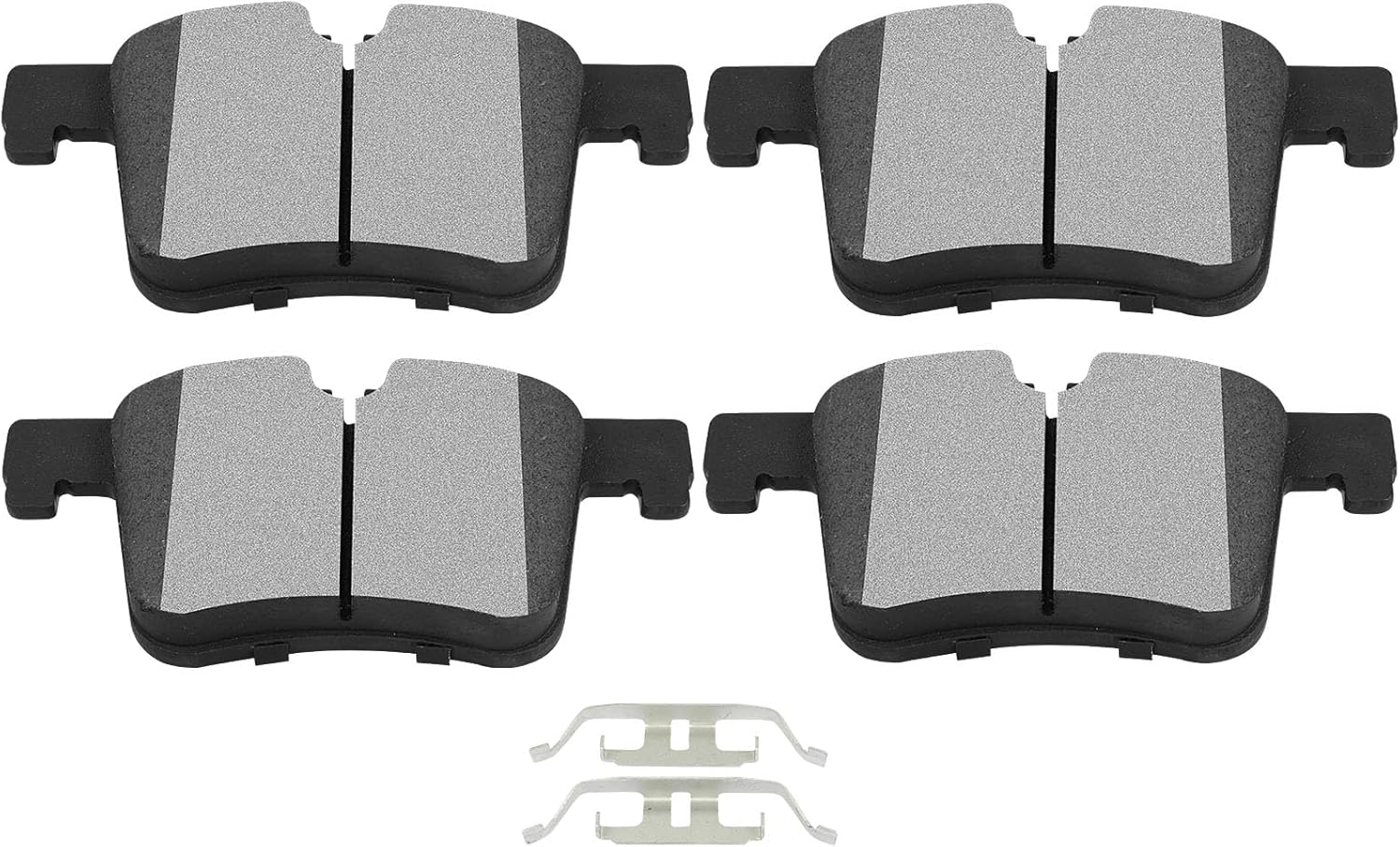 SCITOO D1561 Metallic Brake Pads Sets Front w/Hardware Replacement For BMW 2011 2012 2013 2014 2015 2016 2017 2018 2019 2020 2021