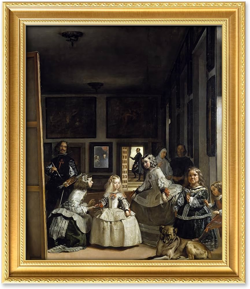 Amazon.com: IPIC - Las Meninas by Diego Velazquez, Classic Gold