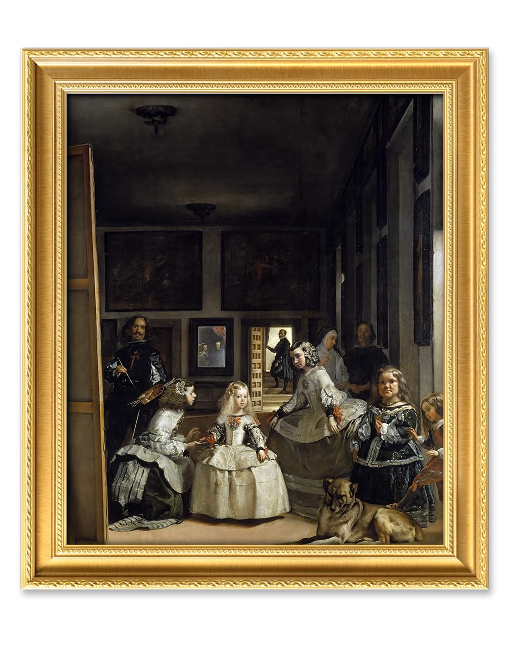Amazon.com: IPIC - Las Meninas by Diego Velazquez, Classic Gold