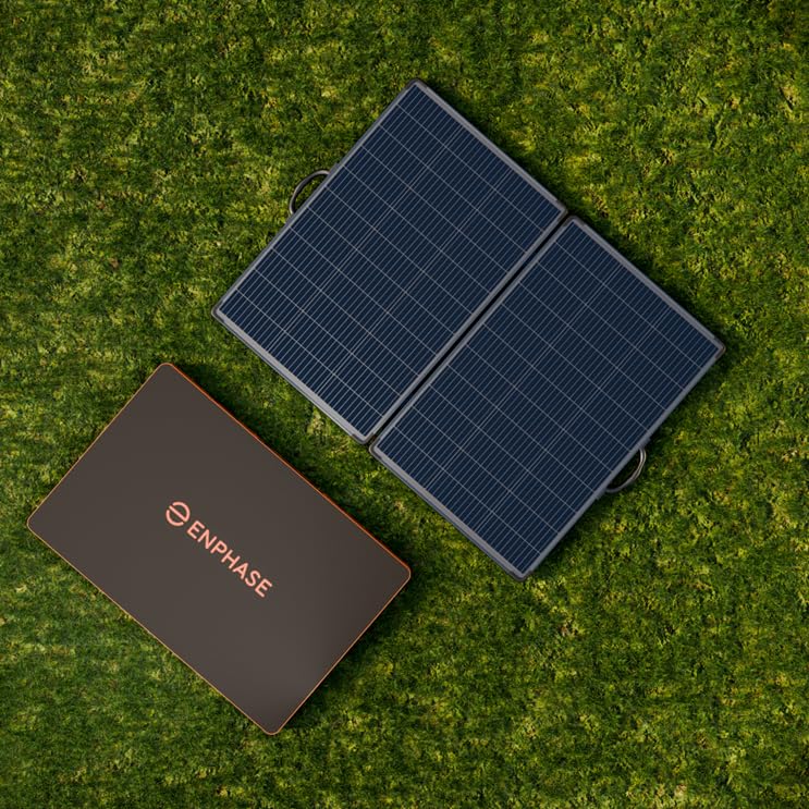 Image of Enphase IQ PowerPack 1500 Wh + 2x200W New Solar Panel Kit | UL 9540A Certified Solar Generator | Home Backup Power Outage | LFP Battery | IQ8 Microinverters | Enphase App | Charges in ~4 Hours