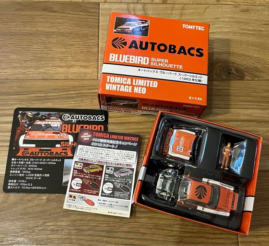 【未使用品】オートバックス ブルーバード スーパーシルエット 1983年仕様 オートバックスブルーバードスーパーシルエット（1983年仕様）