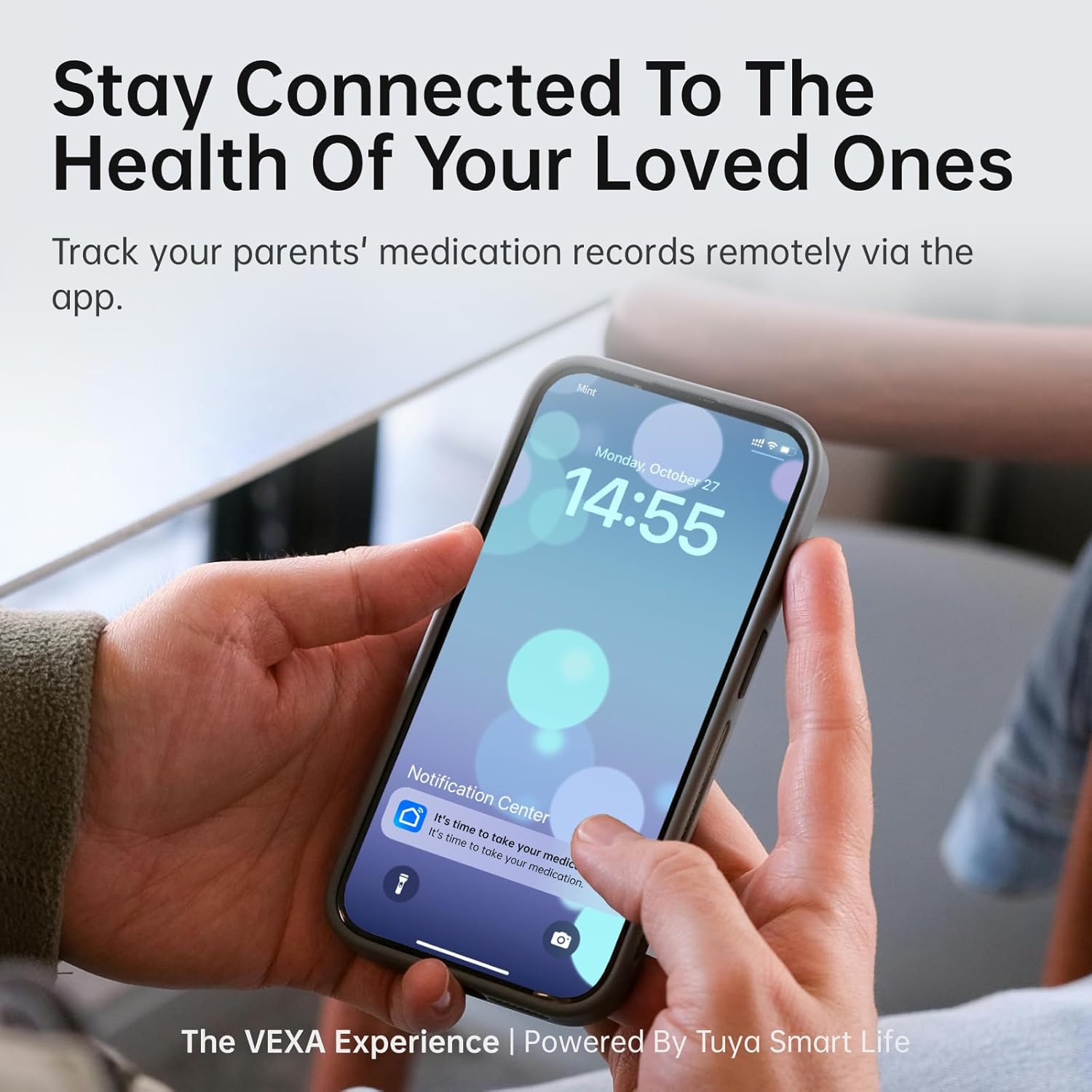 VEXA VitaMate Pro 21 WiFi Smart Pill Dispenser with Exclusive Self-Developed App, Automatic Rotating & Rising Containers, Remote Caregiver Alerts, Sound/Light Reminders for Meds & Supplements