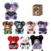 Yumi Mido Bear Club Series Vinyl Doll Mystery Box Cute Action Figure Surprise Bag Pendant Cute Figures Collectible Blind Toys Birthday Surprise Gift, Single Random Box 1 of 7 Possible Styles