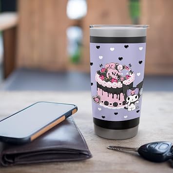 Kuromi Cake Stainless Steel Insulated Tumbler