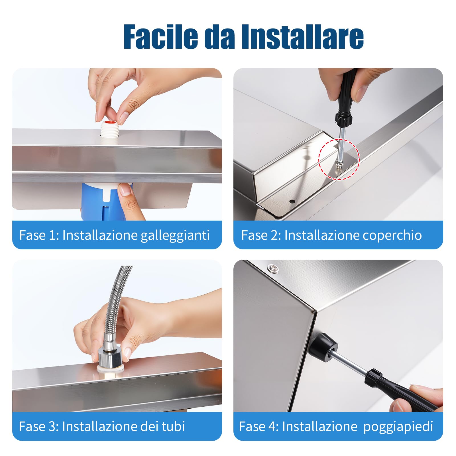 Bottega D'Acqua Automatica Per Bestiame,Bottega D'Acqua Automatica Da 13 Litri Per Cavalli,Dispenser D'Acqua Automatico Per Cani All'Aperto,Impiegatore Auto-Riempimento Inossidabile