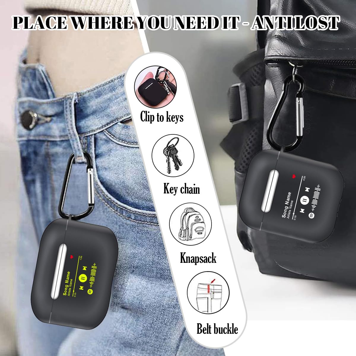 Amazon.com: Klsify Custom Spotify Code Case for AirPods Pro 2nd