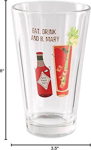 Miniatura 8 de Pavilion Gift Company - Eat, Drink & B. Mary - Bloody Mary - Vaso de 16 oz