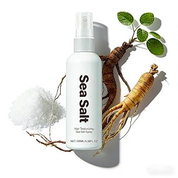 Sea Salt Spray for Men & Women-Textured Beach Waves & Volume, Natural Sea Salt Products whit Herbal Components,Texturing and Volumizing Spray for Fine Hair