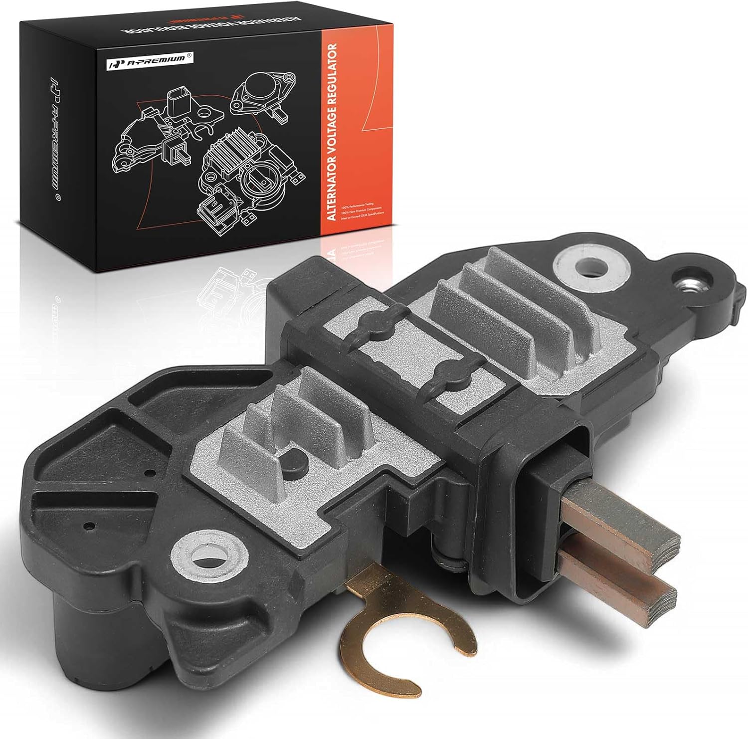 A-Premium Alternator Voltage Regulator Compatible with Chevrolet Equinox 2018-2021 & GMC Terrain 2018-2020, 1.5L, 28.4V B-Circuit 28.4 Vset