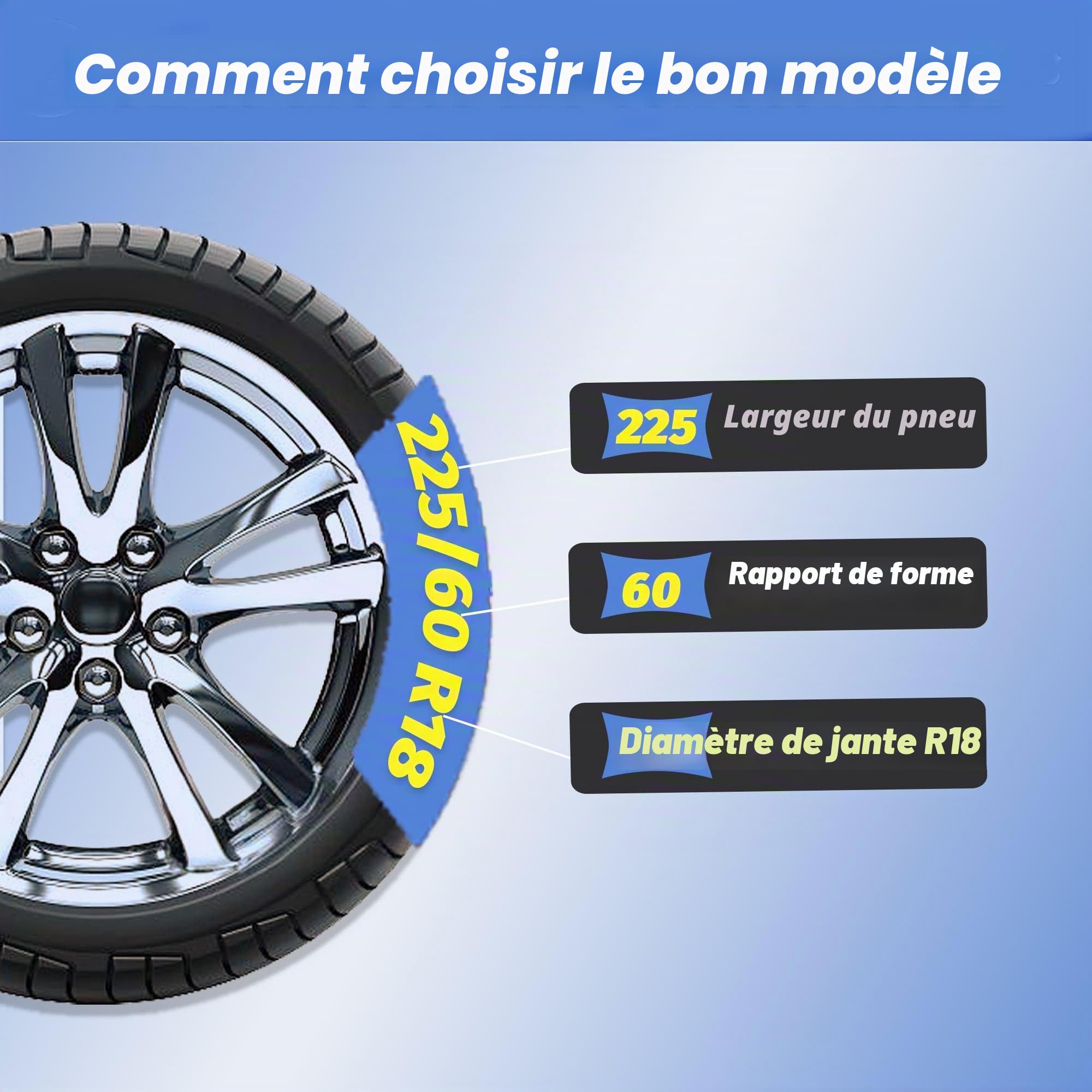 Chaînes Neige Automatiques, 2 Pièces x 12mm, Montage Rapide en 1 Minute des Chaînes Neige Avec Tendeur Automatique,Chaîne de Traction Universelle de Secours Pour Voitures, Pickups et SUV (HKN 170)