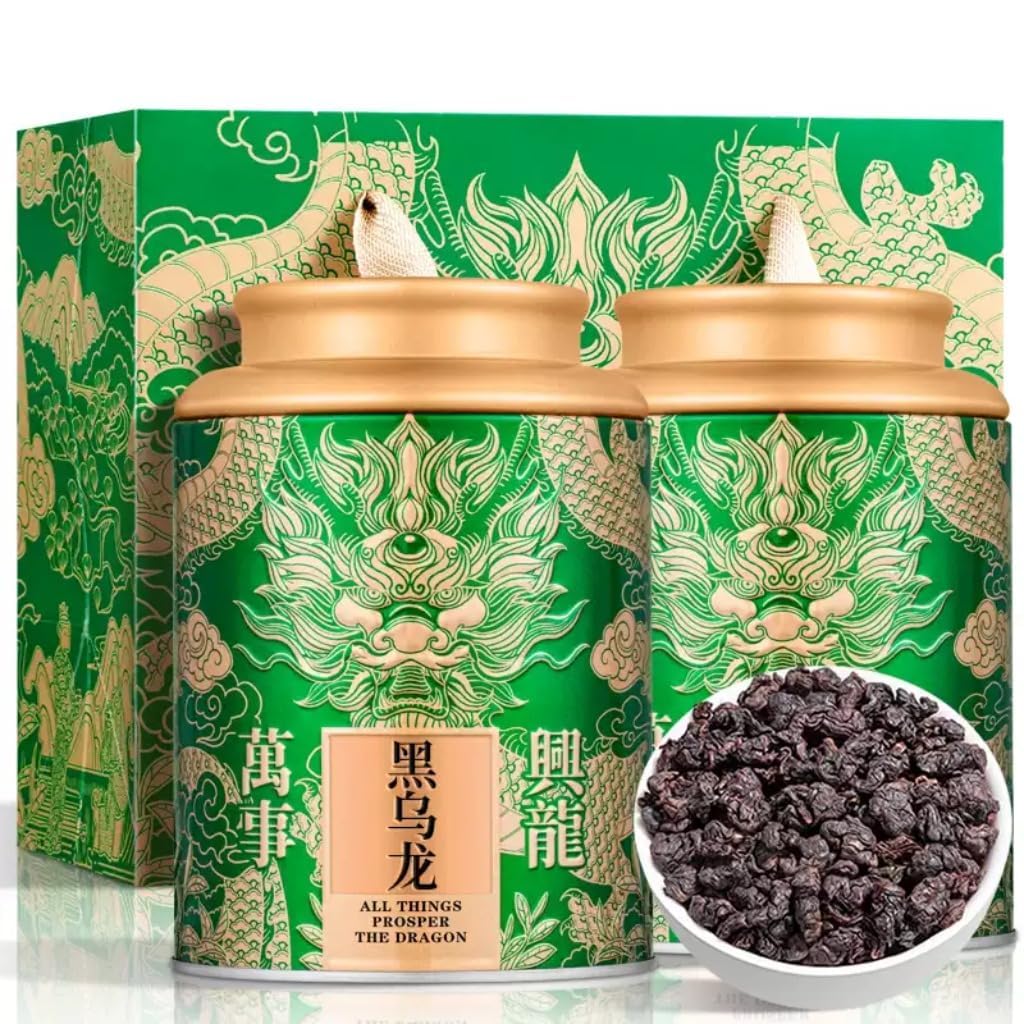 Herbata Premium Ciemnego Oolonga | Silny Rodzaj Aromatu | Chińska Czarna Herbata | Idealny Na Prezent 500g / 17,64oz
