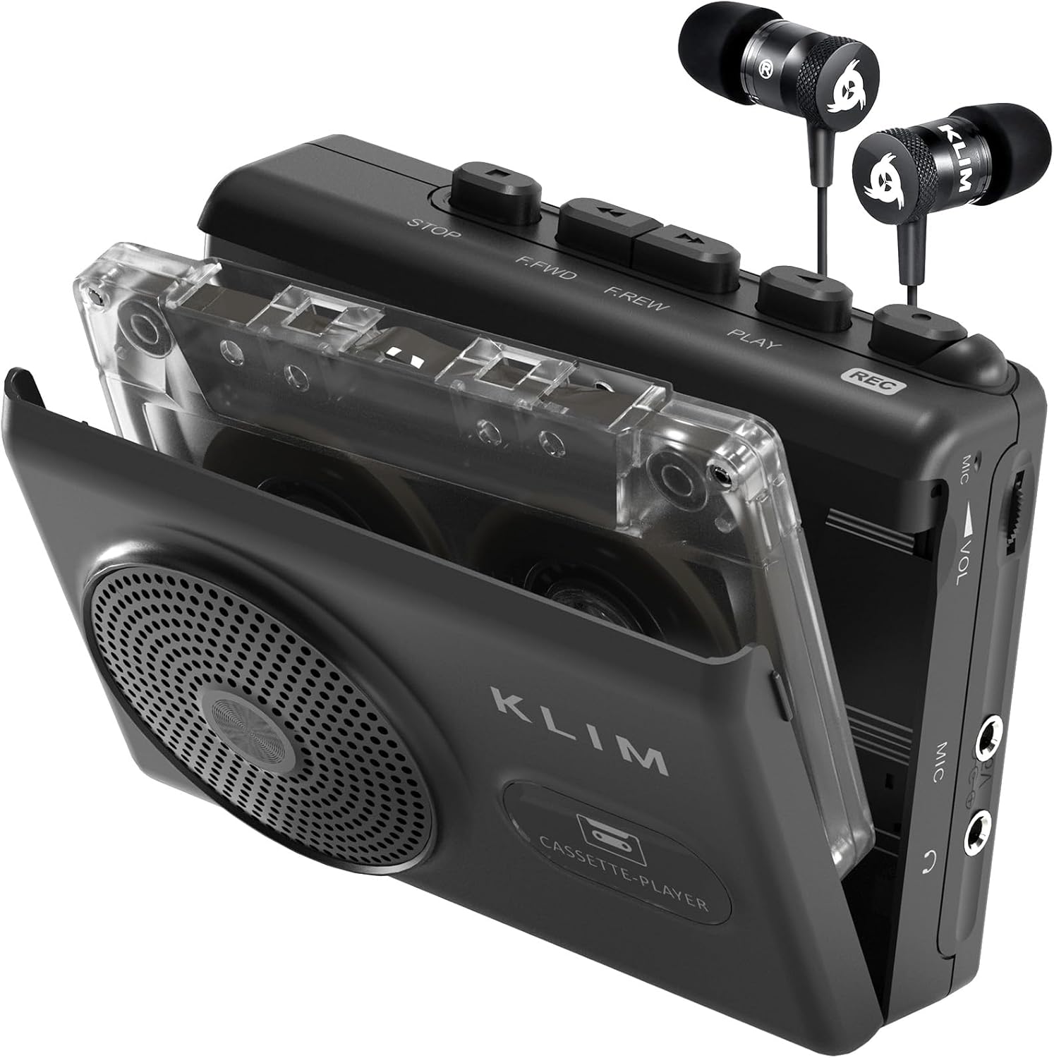 KLIM K9 Cassette Tape Player – Portable Cassette Player