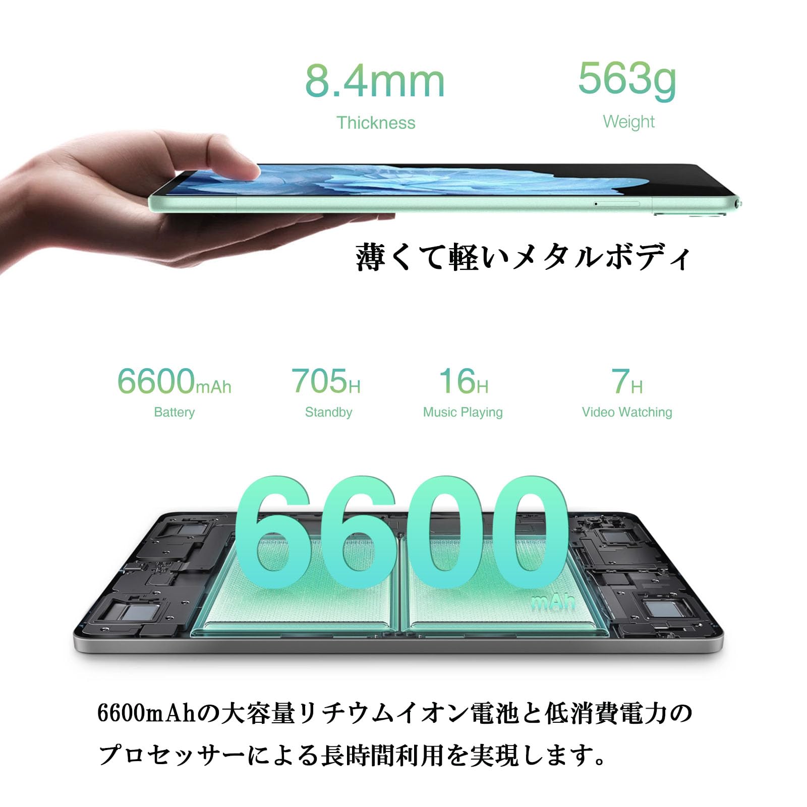 Amazon.co.jp: DOOGEE T10S タブレット Android13 10.1インチ RAM11GB 