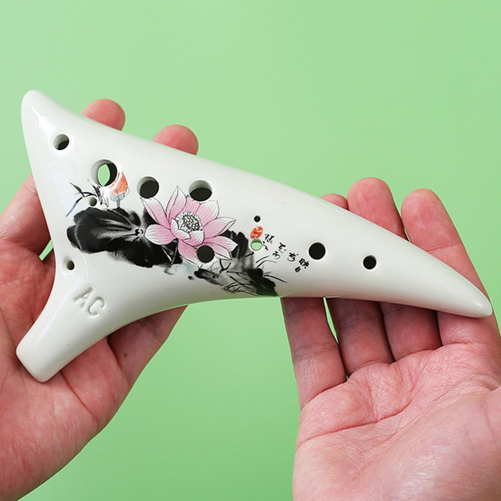 12 Loch Ton C Ocarina Flöte Keramik Ocarina Professionelles Musikinstrument Geräucherte Fluta Ocarinas Keramik Musikinstrument Starter