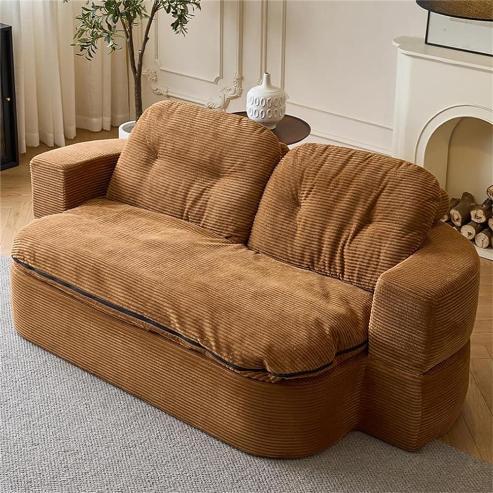 Umwandelbares Schlafsofa, modularer, faltbarer Boden, Loveseat Sleeper Couch, abnehmbar und waschbar, für Wohnzimmer, Gästezimmer, Studio