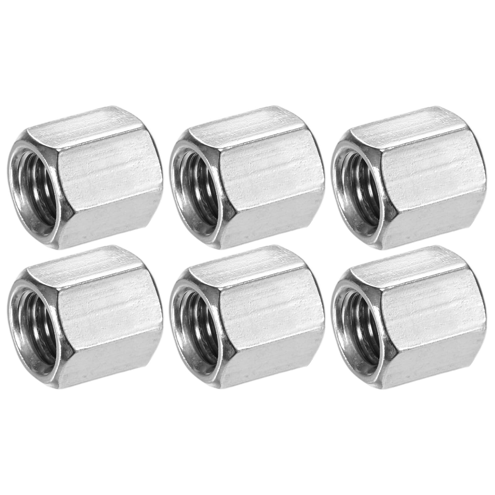 M METERXITY 6-Pack M10 x 1.5-Pitch Hex Coupling Nuts