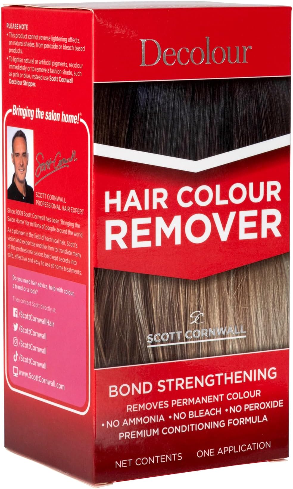 Decolour Hair Colour Remover For Dyed Hair Removes Unwanted Permanent Hair Colour