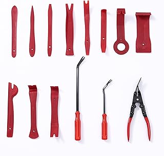 Kurala Auto Trim Tools 19 PCS Auto Trim Removal Tool Kit for Car Interior Panel Dash Audio Radio Removal Installer and Repair Car Pry Tool Kits with Storage Bag