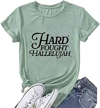 Funny Graphic Shirts for Women Summer Casual Short Sleeve Suitable