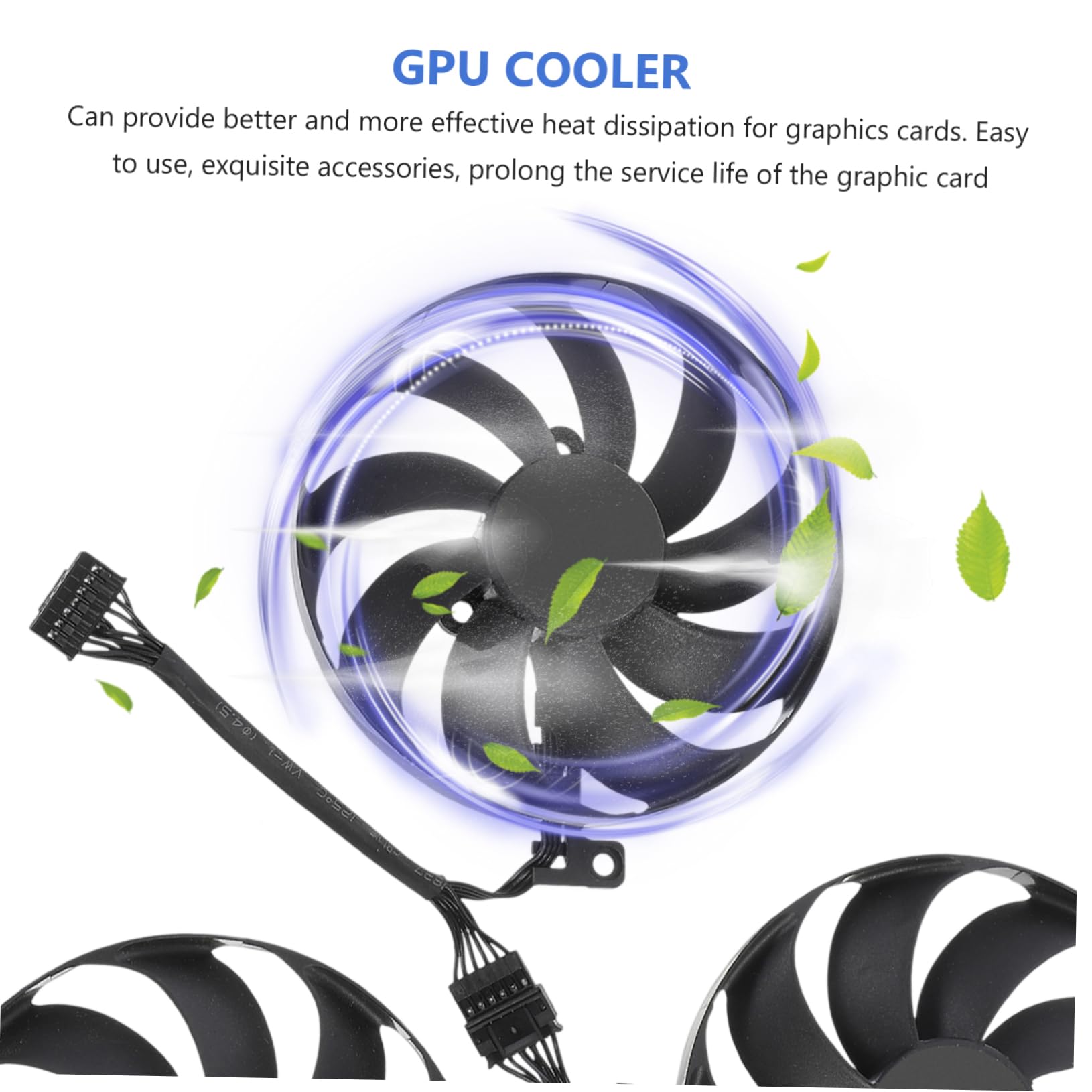 NUOBESTY Ventilador De Refrigeración De Gpu Compatible Cfud Enfriador De Gpu Para Tarjeta Gráfica Ventilador De Refrigeración Para Computadora