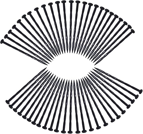 Asoleo Paquete de 25 pĂşas de nailon en espiral para anclaje 8 pulgadas de jardĂn para bordes de pavimentaciĂłn barrera de malezas cĂ©sped artificial y Asoleo Paquete de 25 pĂşas de nailon en espiral para anclaje 8 pulgadas de jardĂn para bordes de pavimentaciĂłn barrera de malezas cĂ©sped artificial y