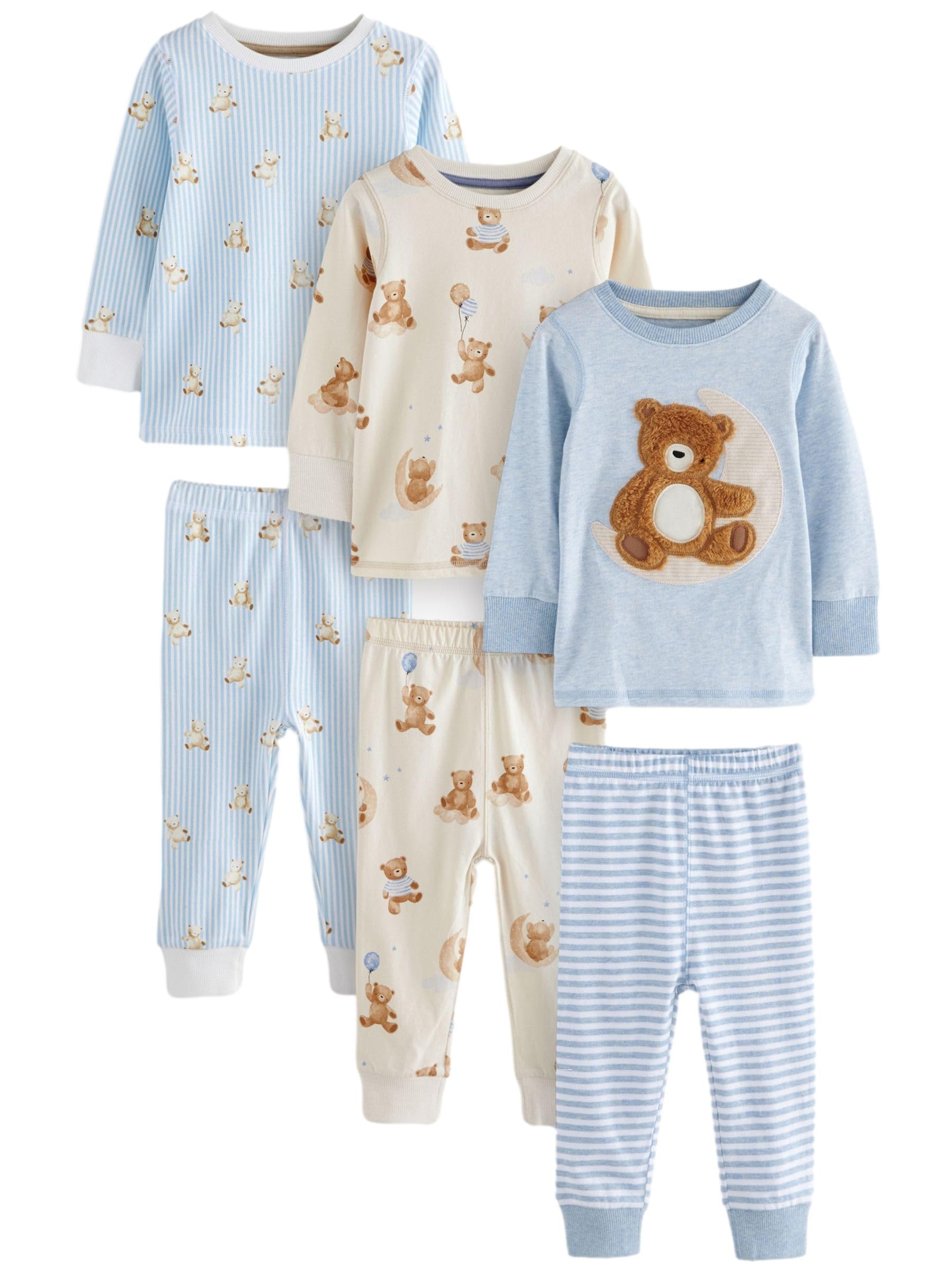 NEXT Garçon Pyjama Confortable, Lot de 3