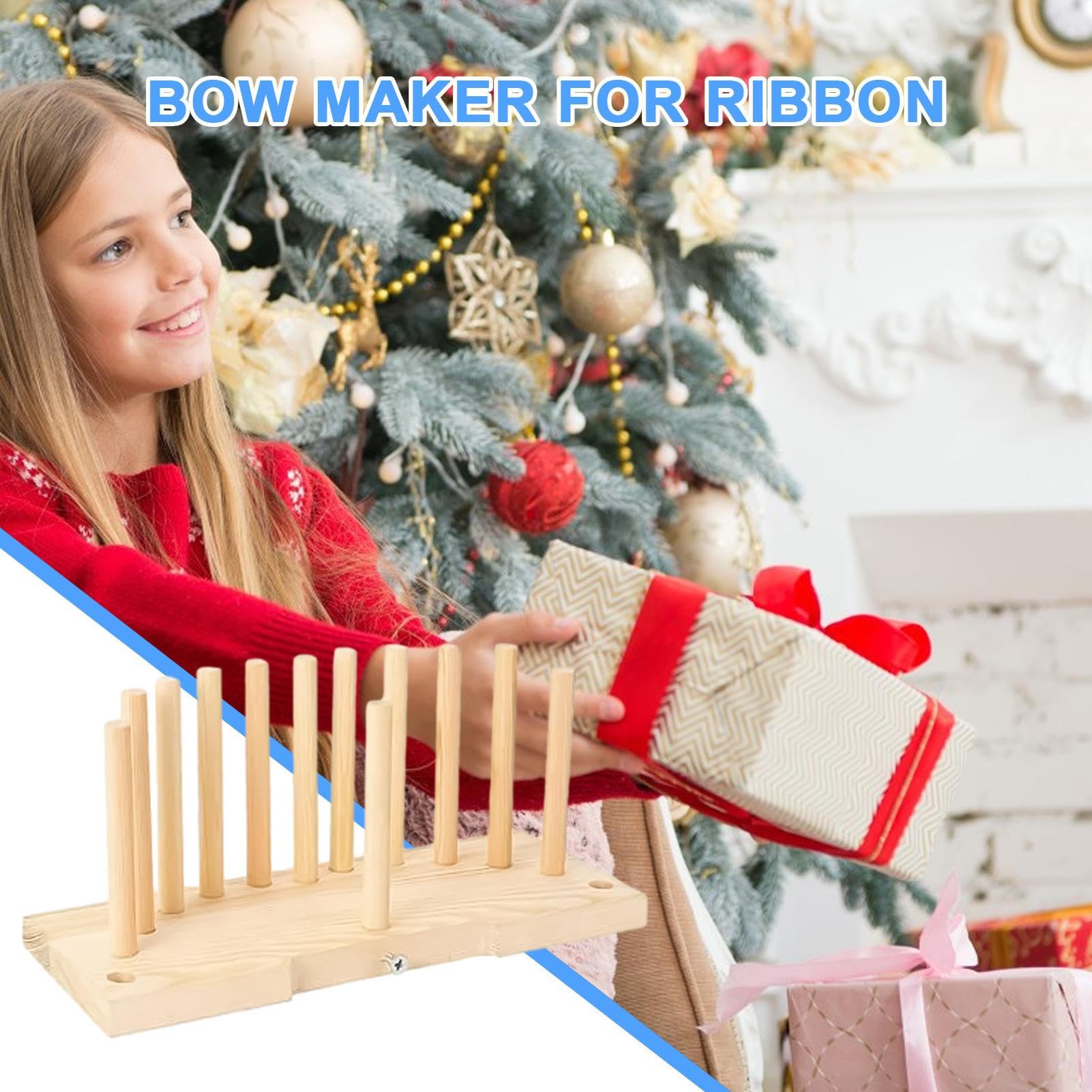 Strumento Per Fiocchi In Legno Di Quercia - Creatore Fiocchi Nastri Per Decorazioni - Foto 7