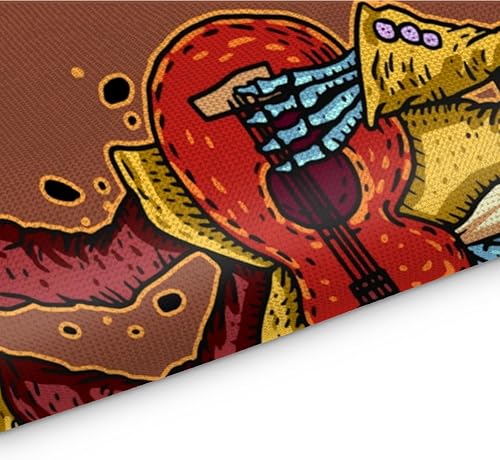 Miniatura 3 de Juego de 4 manteles individuales con diseño de calavera interesante, lavables, impermeables, para fiestas, hogar, comedor, decoración de mesa de 18