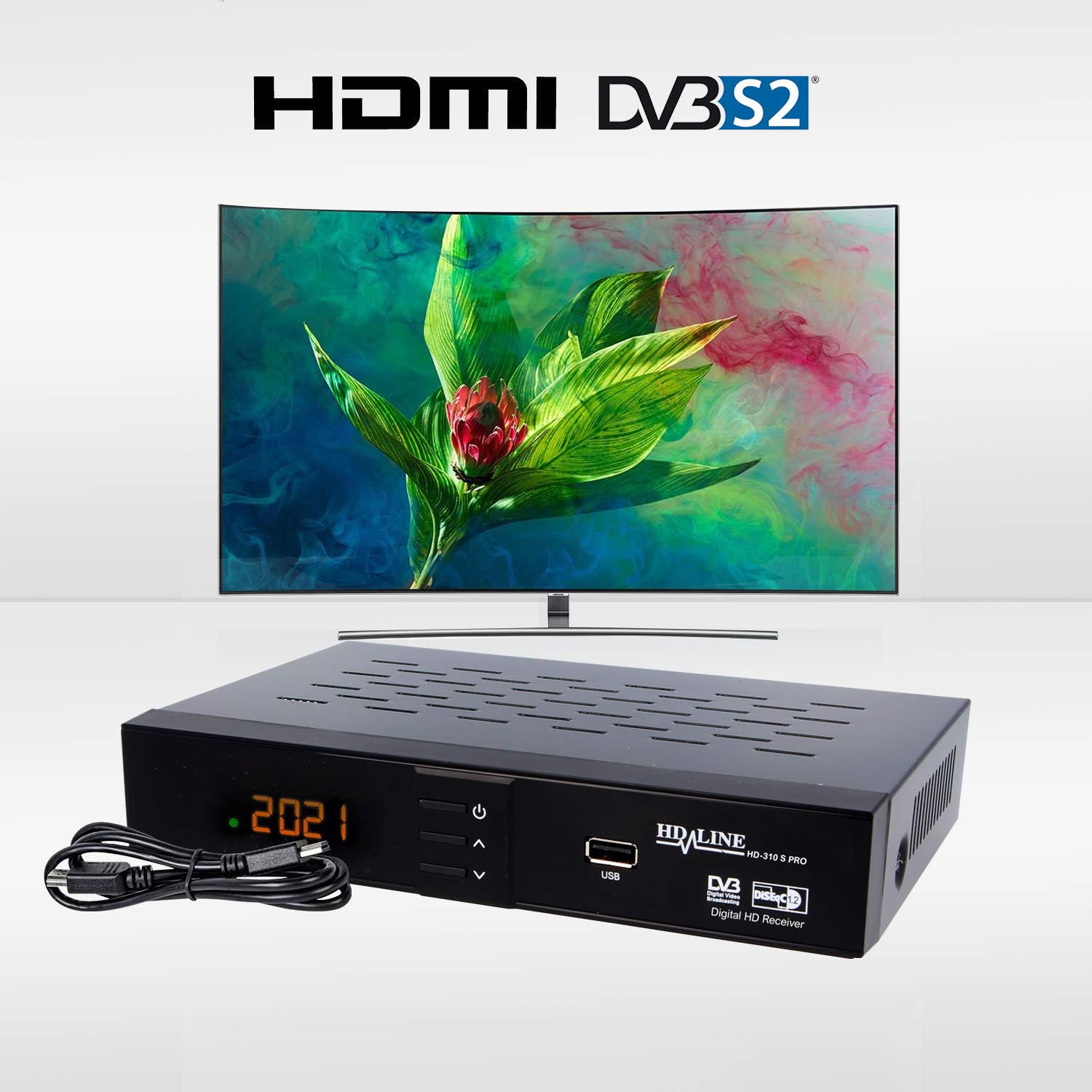 hd-line 310S PRO receiver, satelliet, HD