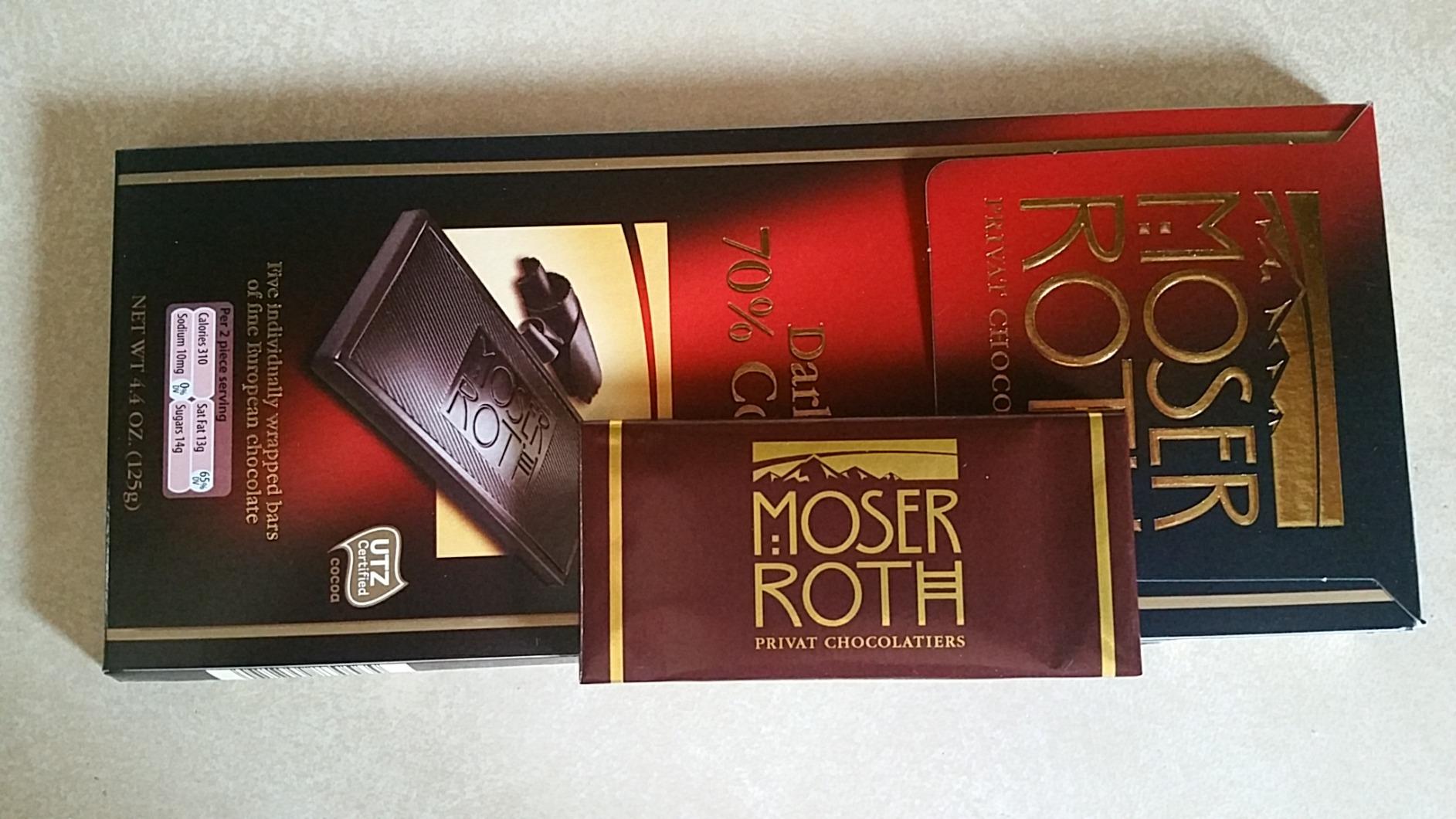 Amazon.com : Moser Roth Fine German European Dark Chocolate 70% / 85% ...