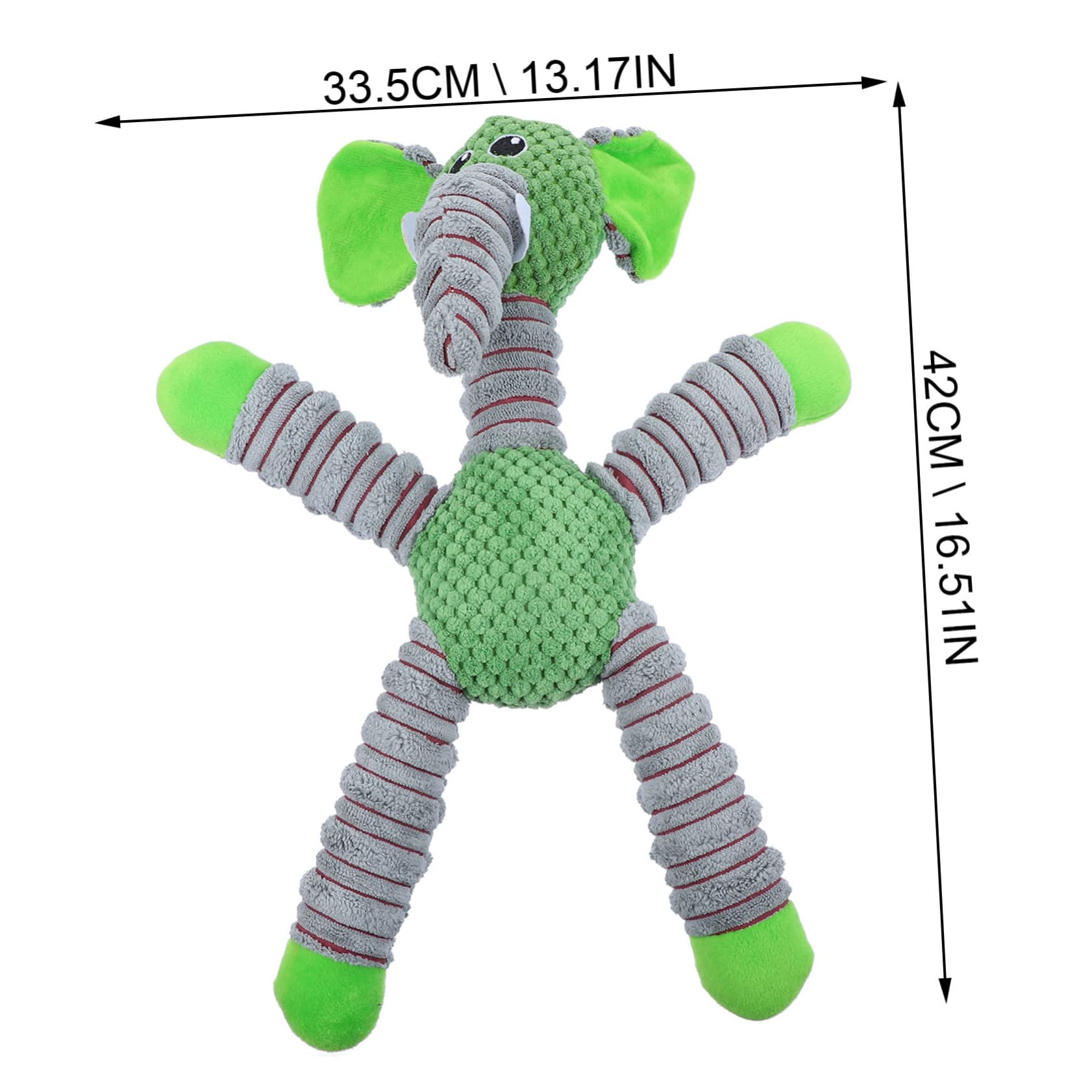 Angoily 2piezas Juguete De Masticación para Perros De Peluche Squeaker Diseño De Granos De Maíz para Limpieza y Diversión Interactiva