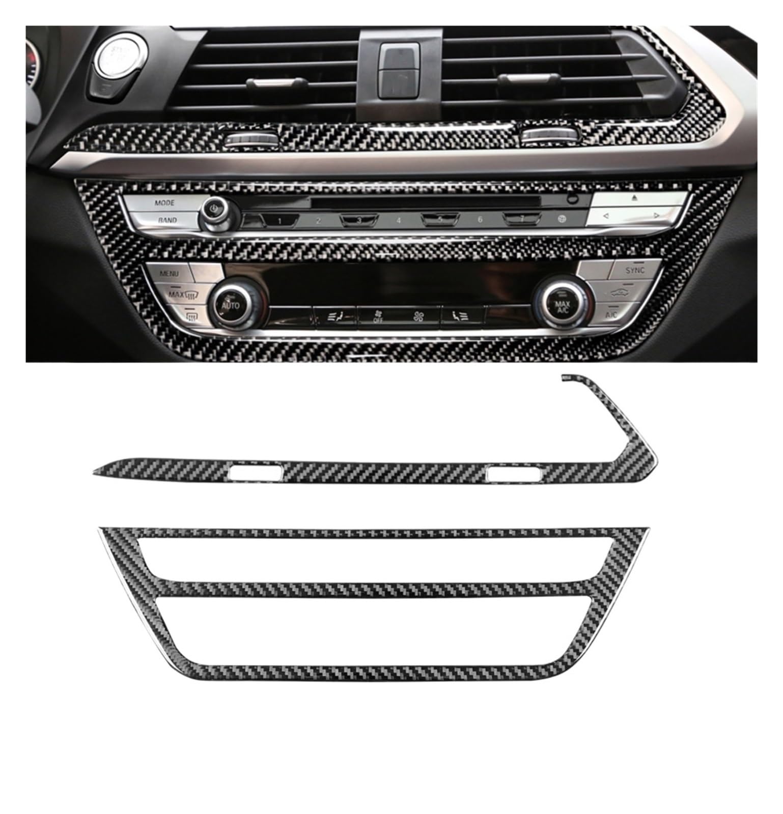 WEZGHYUXP Compatible With BMW X3 G01 G08 X4 G02 Carbon Fiber