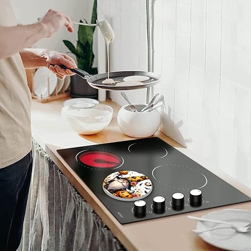 Miniatura 46 de Juego de 4 fundas redondas familiares para quemadores de estufas, 2 piezas de 8 pulgadas y 2 piezas de 10 pulgadas, fundas para quemadores de estufa