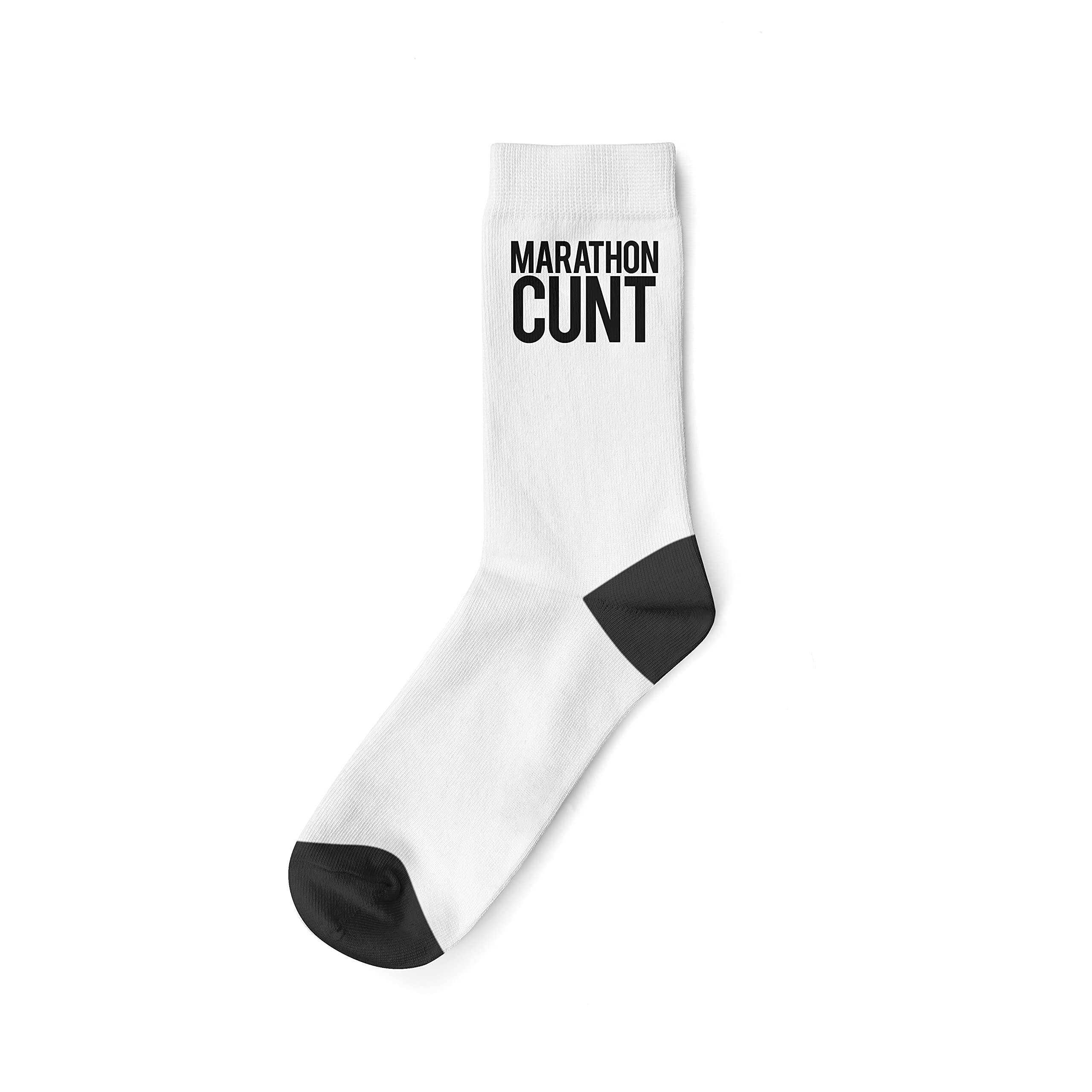 Banter Cards Unisex Multicolor Marathon Cunt Socks - Funny Socks - Socks - Socks - Funny Gifts - Rude Gifts