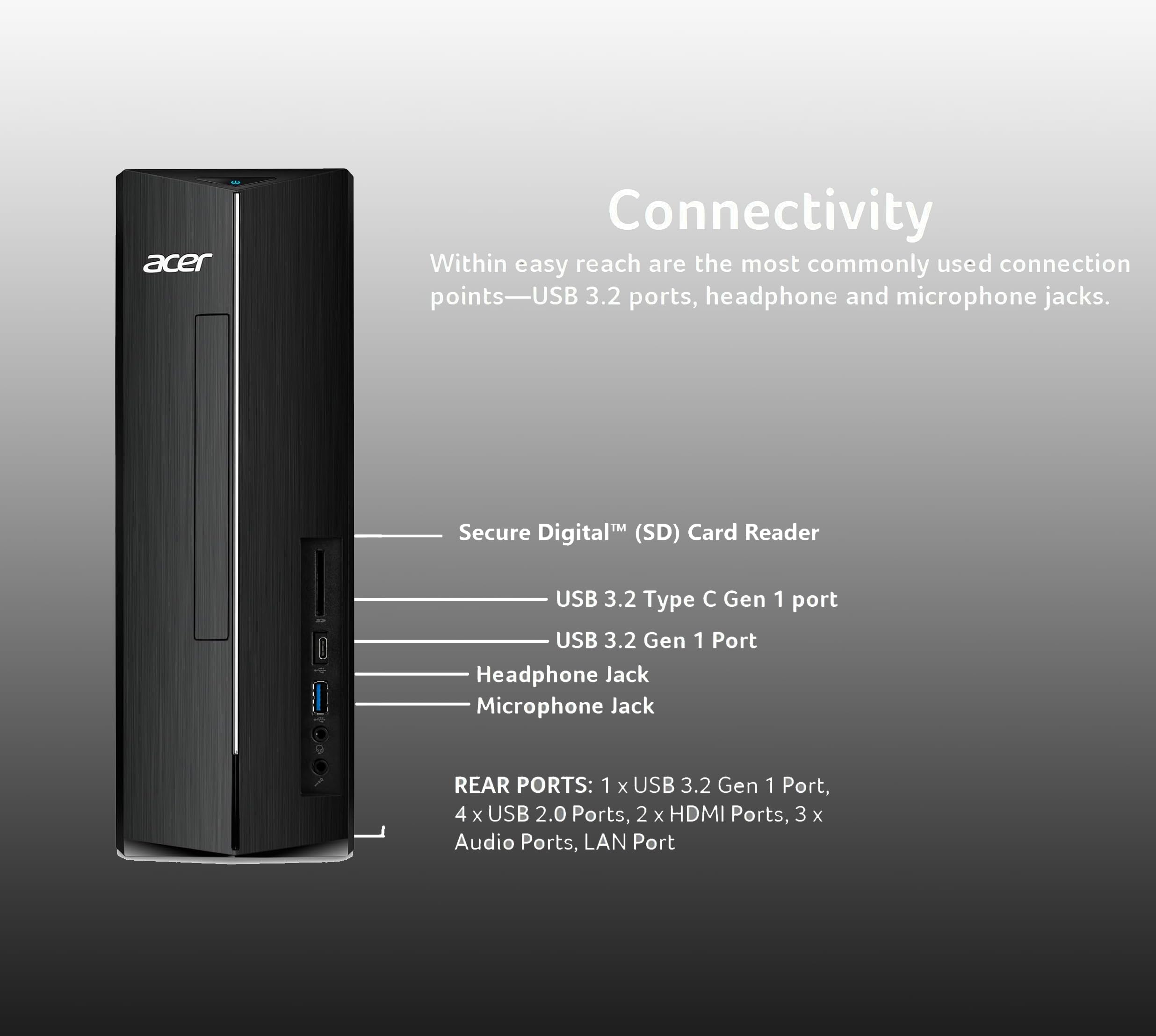 Amazon.com: acer 2025 SFF Desktop Computer Intel Core i7-14700K