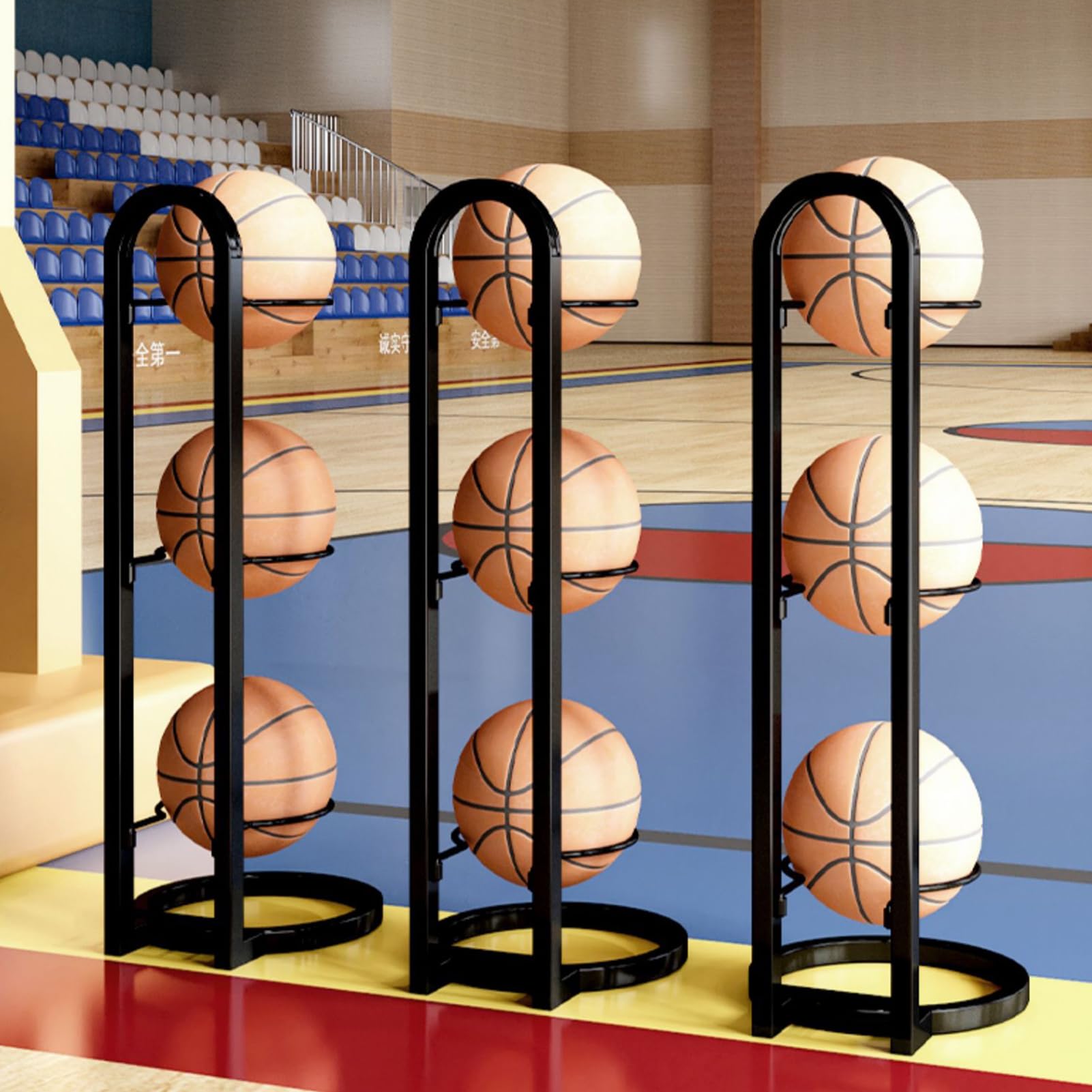Pionowy stojak na balony, biały uchwyt na balony do koszykówki i piłki nożnej, sypialni i garażu, stojak na piłki sportowe, idealny do pokoju dziecięcego
