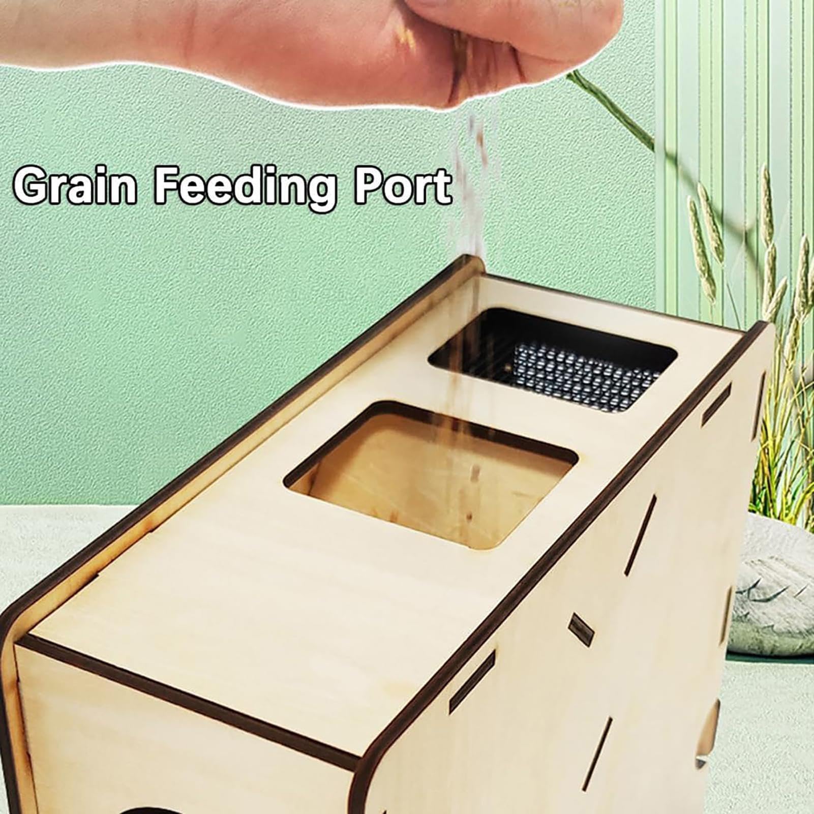 Máquina de soplado de Granos para alimentación de pájaros, Separador de cáscara soplada,Máquina aventadora de Granos Ajustable Máquina divisora de Granos | Máquina sopladora de Paja para